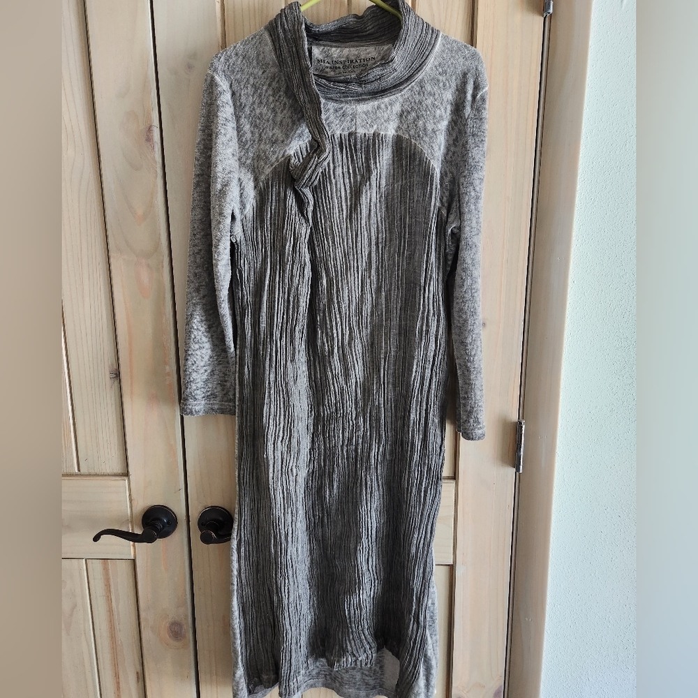 Mia Inspiration Winter Collection Lagenlook Long Sleeve Dress Size 0